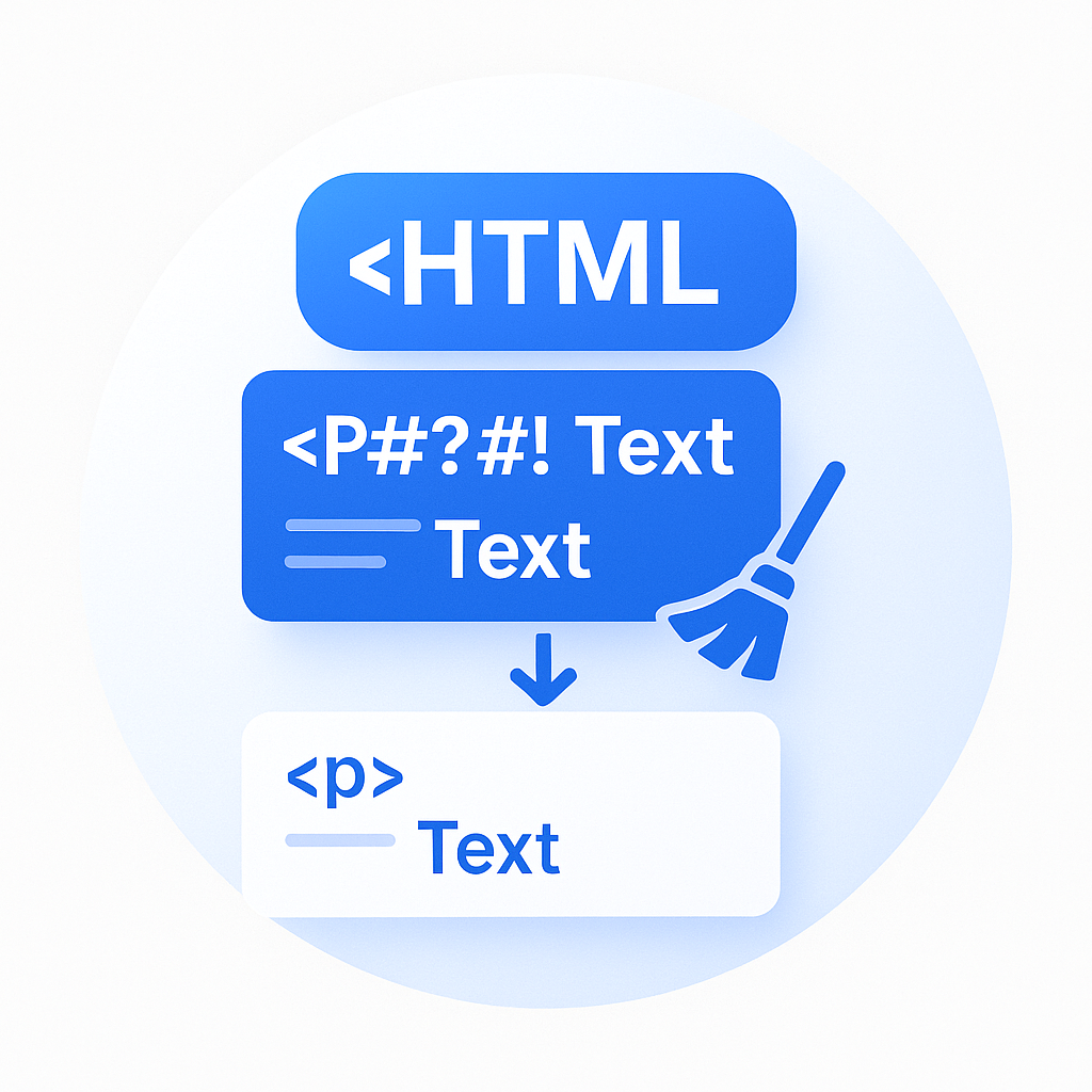 Чистка HTML