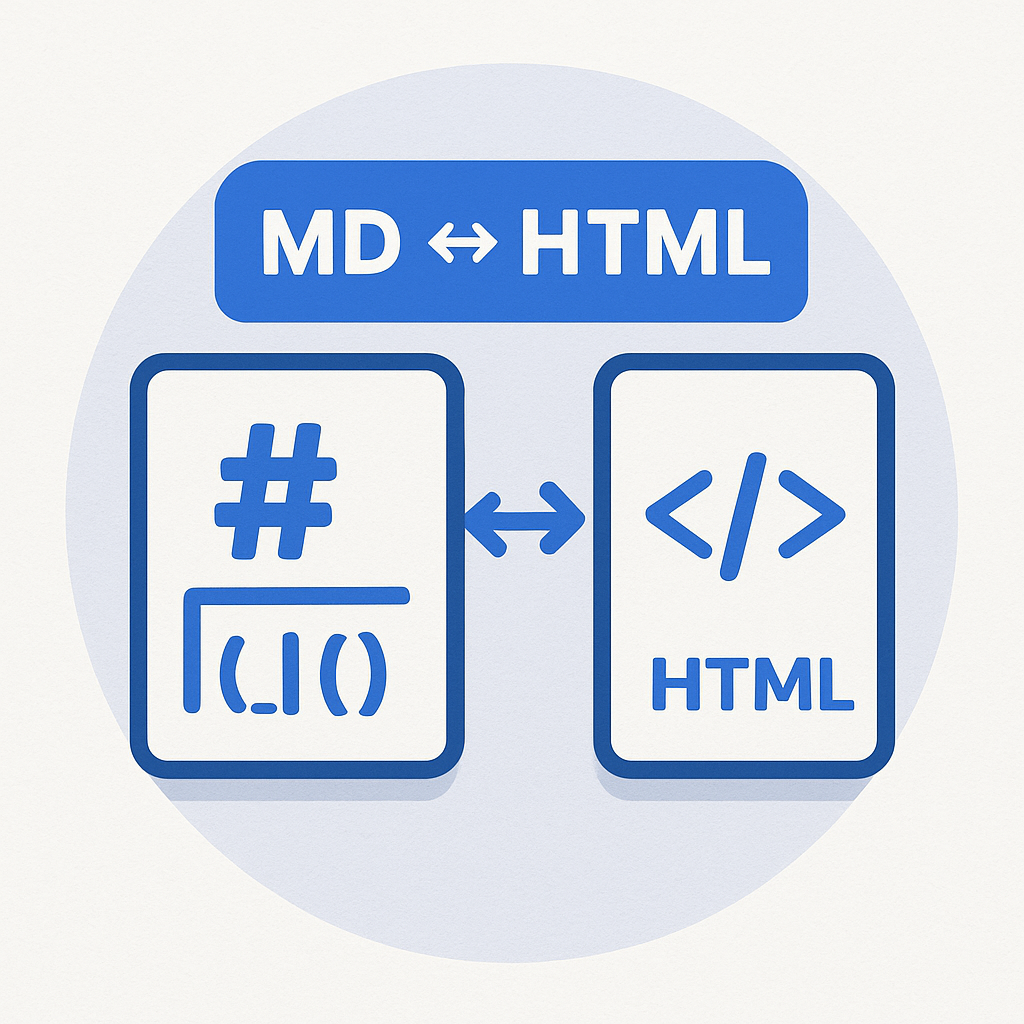 Конвертер Markdown ⇄ HTML